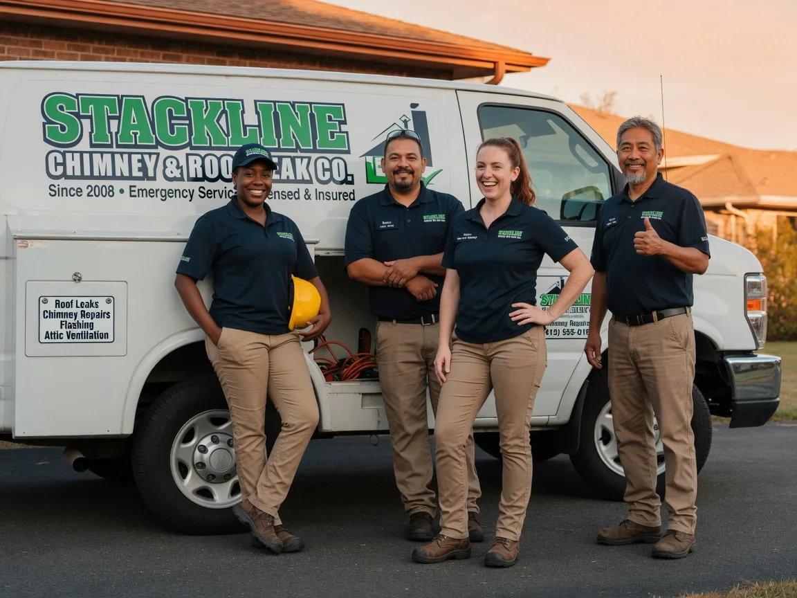 Chimney flashing repair company in Forest City, IL